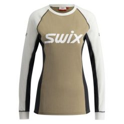 Bluza damska Swix Racex Classic. Białe bielizna termoaktywna damska Swix, bez wzorów, bez ramiączek, narciarskie. Za 331.50 zł.