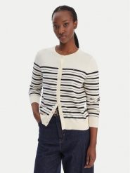 Tommy Hilfiger Kardigan WW0WW42370 Beżowy Regular Fit. Brązowe swetry Tommy Hilfiger, l, bez wzorów, z syntetyku, bez ramiączek. Za 489.99 zł.