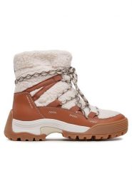 Clarks Botki Althike Up Wp 261734084 Beżowy. Brązowe botki Clarks, bez wzorów, z materiału, bez obcasa, na płaskiej podeszwie, bez zapięcia. Za 389.99 zł.