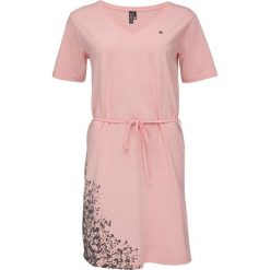 Damska sukienka letnia Loap Aurora XL - Elegancja i komfort z lekkiej bawełny. Czerwone sukienki ZSPORT, xl, bez wzorów, z bawełny, sportowe, bez kołnierzyka, bez ramiączek, dopasowane. Za 158.99 zł.