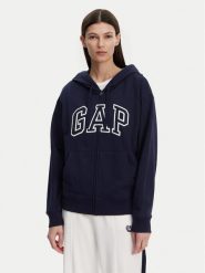 Gap Bluza 727433-03 Granatowy Relaxed Fit. Niebieskie bluzy GAP, m, bez wzorów, z bawełny, bez kaptura. Za 189.99 zł.