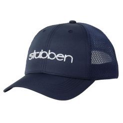 Czapka Stübben. Niebieskie czapki z daszkiem STÜBBEN, bez wzorów, klasyczne. Za 172.00 zł.
