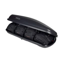 Torby Do Boksu Dachowego Hapro Traxer 5.6 4Szt Kjust. Czarne torby podróżne KJUST, bez wzorów. Za 796.00 zł.