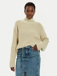 Calvin Klein Jeans Golf J20J224227 Beżowy Relaxed Fit. Brązowe swetry Calvin Klein Jeans, xs, bez wzorów, z bawełny, bez ramiączek. Za 299.99 zł.