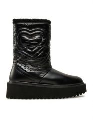 LOVE MOSCHINO Śniegowce JA24286L0LIN600A Czarny. Czarne śniegowce Love Moschino, bez wzorów, z materiału, bez zapięcia. Za 1,219.00 zł.