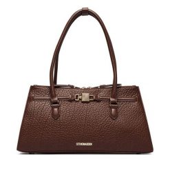 Torebka Steve Madden. Brązowe torebki klasyczne Steve Madden, bez wzorów, klasyczne, bez dodatków. Za 639.99 zł.
