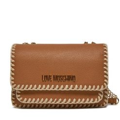 Torebka LOVE MOSCHINO. Brązowe torebki klasyczne Love Moschino, bez wzorów, klasyczne, bez dodatków. Za 939.99 zł.