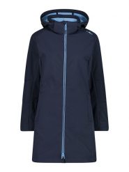 CMP Płaszcz softshellowy w kolorze granatowym rozmiar: 38. Niebieskie płaszcze CMP, m, bez wzorów, z tkaniny, sportowe, bez kaptura. Za 284.82 zł.