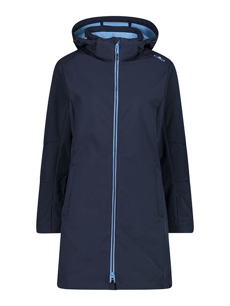 CMP Płaszcz softshellowy w kolorze granatowym rozmiar: 38. Niebieskie płaszcze CMP, m, bez wzorów, z tkaniny, sportowe, bez kaptura. Za 284.82 zł.