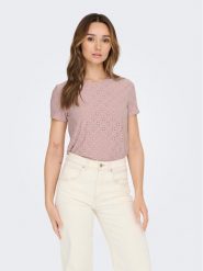 JDY T-Shirt 15158450 Fioletowy Regular Fit. Fioletowe t-shirty JDY, l, bez wzorów, z syntetyku, bez kołnierzyka, bez ramiączek. Za 74.99 zł.