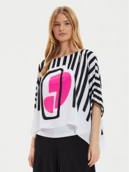 Joseph Ribkoff Bluzka 241091 Kolorowy Relaxed Fit. Bluzki Joseph Ribkoff, bez wzorów, z syntetyku, bez kołnierzyka, bez ramiączek. Za 479.99 zł.