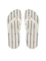 Tommy Hilfiger Japonki Im Th Chainprint Midwedge Sandal FW0FW08527 Biały. Białe japonki Tommy Hilfiger, bez wzorów, z materiału. Za 149.99 zł.