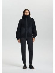 LUHTA Kurtka polarowa "Iskoinen" w kolorze czarnym rozmiar: M. Czarne kurtki Luhta, m, bez wzorów, z polaru, bez kaptura. Za 274.10 zł.