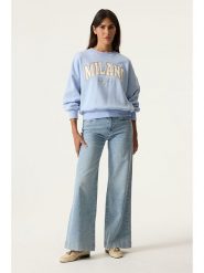 Garcia Bluza w kolorze błękitnym rozmiar: XL. Niebieskie bluzy Garcia, xl, bez wzorów, bez kaptura. Za 142.95 zł.