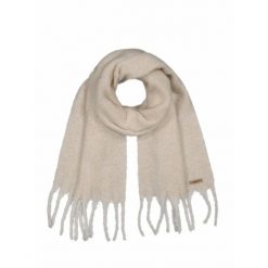 Szalik damski Barts Fyone. Białe szaliki i kominy Barts, bez wzorów, z materiału, eleganckie. Za 175.00 zł.