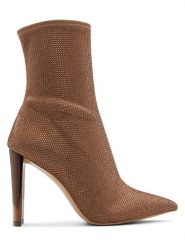 Aldo Botki w kolorze jasnobrązowym na obcasie rozmiar: 37. Brązowe botki Aldo, bez wzorów, eleganckie, bez obcasa, na obcasie, bez zapięcia. Za 217.99 zł.