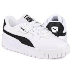 Buty do chodzenia damskie Puma Cali Dream. Białe buty treningowe Puma, bez wzorów, z materiału, bez zapięcia, trekkingowe. Za 312.00 zł.