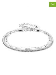 Tamaris Bransoletki (2 szt.) rozmiar: onesize. Szare bransoletki Tamaris, ze stali. Za 69.99 zł.