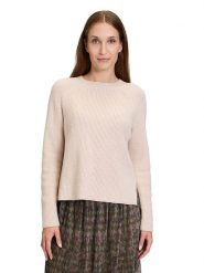 CARTOON Sweter w kolorze beżowym rozmiar: 36. Brązowe swetry Cartoon, bez wzorów, bez ramiączek. Za 100.52 zł.