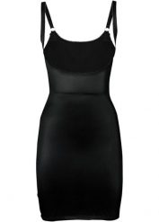 Halka średnio modelująca sylwetkę. Czarne bielizna modelująca bonprix, bez wzorów. Za 77.99 zł.