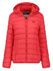 Geographical Norway Kurtka pikowana w kolorze czerwonym rozmiar: L. Czerwone kurtki Geographical Norway, l, bez wzorów, bez kaptura. Za 215.98 zł.