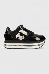 Karl Lagerfeld sneakersy VELOCITA MAX kolor czarny KL64930N. Czarne buty sportowe lifestyle KARL LAGERFELD, bez wzorów, sportowe, z okrągłym noskiem, bez zapięcia. Za 1,149.90 zł.
