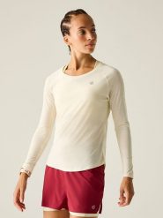 Dare 2b Koszulka funkcyjna "Nimble" w kolorze kremowym rozmiar: 40. Brązowe t-shirty sportowe Dare 2b, bez wzorów, z materiału, bez ramiączek, outdoorowe. Za 74.63 zł.