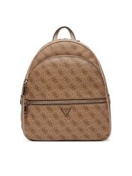 Guess Plecak Manhattan II HWSG71 18330 Brązowy. Brązowe plecaki Guess, z aplikacjami, ze skóry, bez dodatków. Za 679.99 zł.