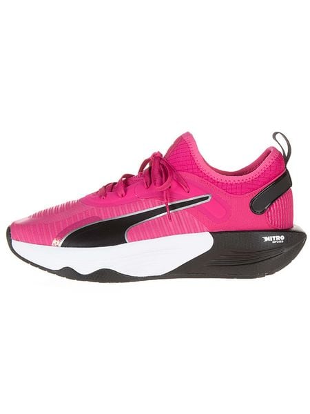 Puma Buty "PWR XX Nitro" w kolorze różowo-biało-czarnym do biegania rozmiar: 39. Białe buty do biegania Puma, bez wzorów, bez zapięcia, do biegania. Za 205.93 zł.
