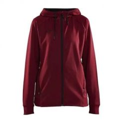 Bluza treningowa damska Craft 1909133488000. Czerwone bluzy z kapturem Craft, xs, bez wzorów, z kapturem, na fitness i siłownię. Za 451.00 zł.