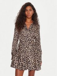 Guess Sukienka koktajlowa W5YK00 WF1T2 Kolorowy Regular Fit. Sukienki Guess, s, z aplikacjami, z syntetyku, wizytowe, bez kołnierzyka, bez ramiączek. Za 399.99 zł.