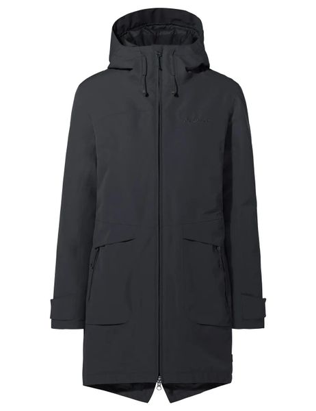 Outdoor-Jacke W Skomer Winter Parka III. Czarne płaszcze Vaude, na zimę, s, bez wzorów, z materiału, z kapturem. Za 1,199.00 zł.