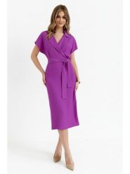 Stylove Sukienka w kolorze fioletowym rozmiar: S. Różowe sukienki Stylove, s, bez wzorów, bez kołnierzyka, bez ramiączek, midi. Za 246.53 zł.