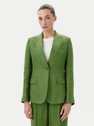 Weekend Max Mara Marynarka Nalut 2515041012 Zielony Regular Fit. Zielone marynarki i żakiety Weekend Max Mara, bez wzorów, ze lnu, bez ramiączek. Za 1,799.00 zł.