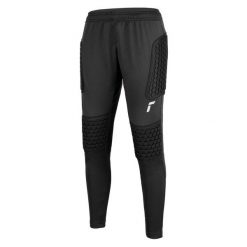 Spodnie piłkarskie z ochraniaczami dziecięce Reusch Contest II Pant Advance. Czarne szorty REUSCH, bez wzorów, sportowe. Za 159.99 zł.