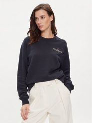 Tommy Hilfiger Bluza Gold Button WW0WW41235 Granatowy Regular Fit. Niebieskie bluzy Tommy Hilfiger, xs, bez wzorów, z bawełny, bez kaptura. Za 969.99 zł.