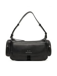 Armani Exchange Torebka XW000404 AF12589 UC001 Czarny. Czarne torebki klasyczne Armani Exchange, bez wzorów, ze skóry, bez dodatków. Za 709.99 zł.