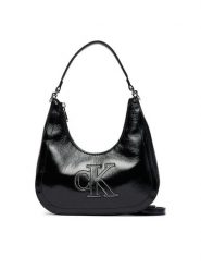 Calvin Klein Torebka LV04F3898G Czarny. Czarne torebki klasyczne Calvin Klein, bez wzorów, ze skóry, bez dodatków. Za 409.99 zł.