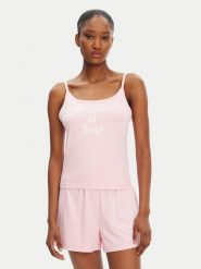 Juicy Couture Top Dream Of Vest JCLCT125505 Różowy Slim Fit. Czerwone koszule nocne Juicy Couture, xl, bez wzorów, z syntetyku, bez ramiączek. Za 69.99 zł.