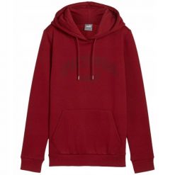 Bluza Z Logo ESS+ Dla Kobiet. Czerwone bluzy Puma, m, bez wzorów, bez kaptura. Za 321.99 zł.