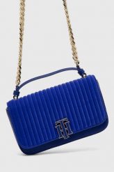 Tommy Hilfiger torebka kolor granatowy. Niebieskie listonoszki Tommy Hilfiger, bez wzorów, bez dodatków. Za 749.99 zł.