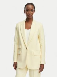 Morgan Marynarka 261-VADO.F Żółty Regular Fit. Żółte marynarki i żakiety Morgan, bez wzorów, z syntetyku, bez ramiączek. Za 449.99 zł.