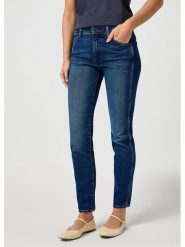 Wrangler Dżinsy - Skinny fit - w kolorze niebieskim rozmiar: W29/L32. Niebieskie jeansy Wrangler, l, z aplikacjami, klasyczne. Za 170.87 zł.