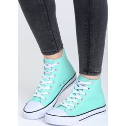 Miętowe Trampki Serenely. Trampki marki Born2be. Za 44.99 zł.