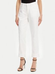 Guess Jeansy 172925 Biały Relaxed Fit. Białe jeansy Guess, z aplikacjami, z jeansu. Za 299.99 zł.
