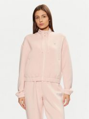 Guess Bluza V4BQ14 K7UW2 Różowy Regular Fit. Czerwone bluzy Guess, xl, z aplikacjami, z wiskozy, bez kaptura. Za 209.99 zł.