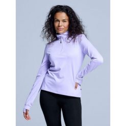 Bluza narciarska - Damskie - Arctic 2.0 - Liliowy. Fioletowe bluzy POEDERBAAS, m, bez wzorów, z elastanu, sportowe, bez ramiączek, bez kaptura. W wyprzedaży za 177.72 zł.