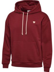 Bluza z kapturem Hummel Bee. Fioletowe bluzy Hummel, xs, z aplikacjami, z bawełny, bez ramiączek, z kapturem. Za 275.90 zł.