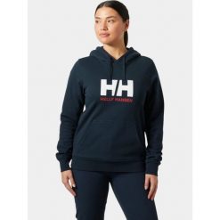Bluza Damska Helly Hansen Hh Logo. Niebieskie bluzy Helly Hansen, bez wzorów, bez ramiączek, bez kaptura. Za 339.00 zł.