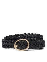 Tommy Hilfiger Pasek Th Sculpt 2.0 Woven AW0AW18696 Czarny. Czarne paski Tommy Hilfiger, bez wzorów, ze skóry. Za 249.99 zł.